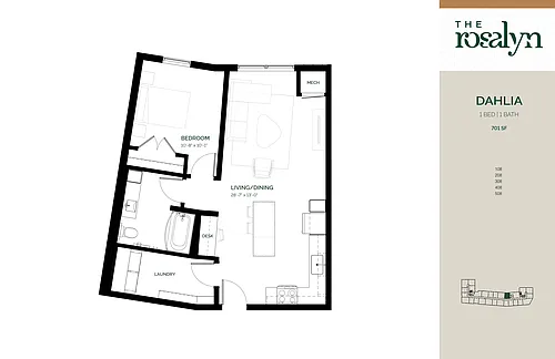 Floor plan Dahlia