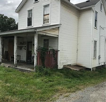 Enter in the rear....be Very Careful and take flashlight