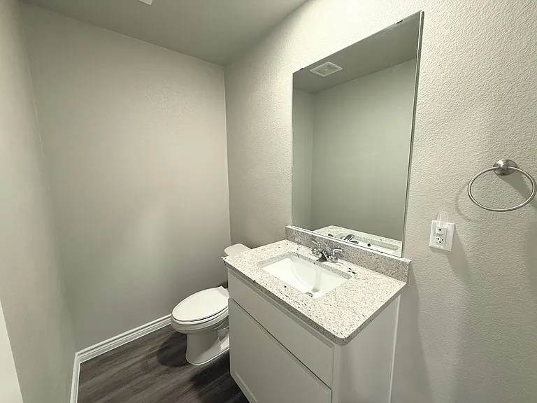 downstairs half bath