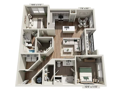 Floor plan B1