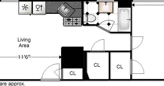 2nd image of 350 W 55th St #8LM