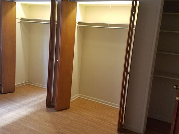 Master bedroom closet and linen closet