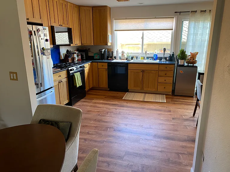 kitchen with new appliances