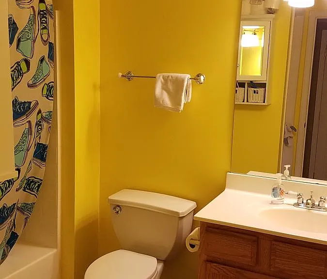 bathroom (one on 1st floor, one on 2nd floor)