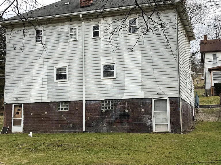 Back of building.