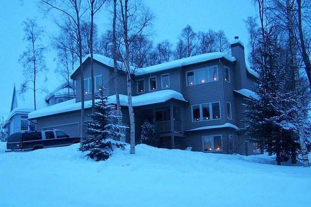 Front of House as Seen From Mainsail Drive.