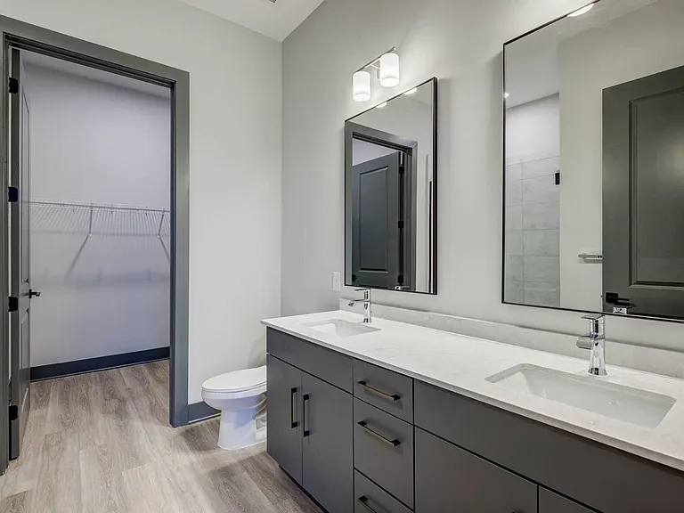 Double Vanity Bathroom in Select Units