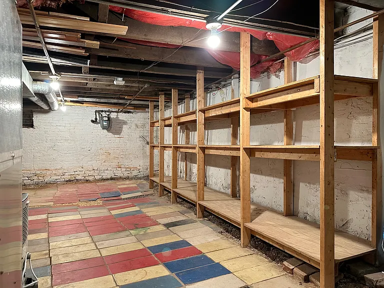 Basement storage