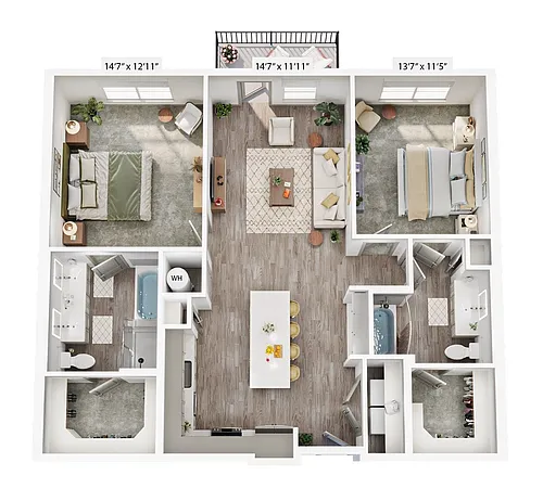 Floor plan B6