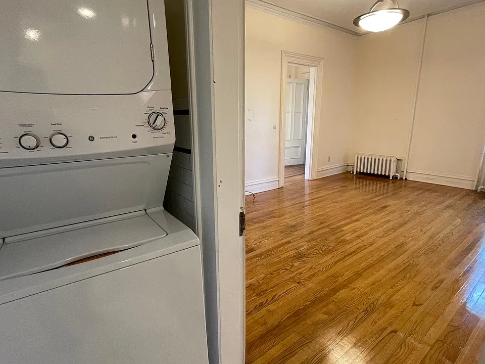 Washer Dryer in Bathroom and Living Room