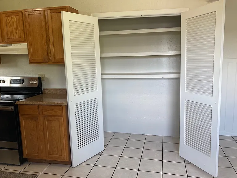 Large extra pantry in kitchen.