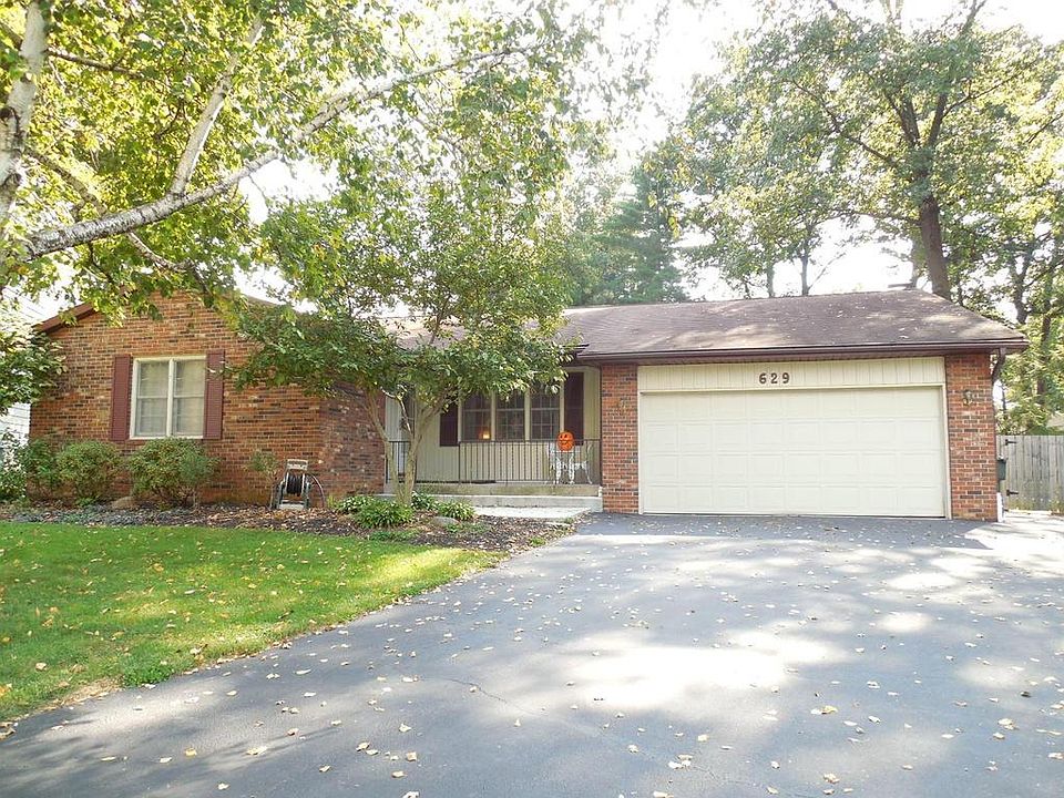Garage and nice front porch