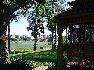 Backyard Gazebo View of Lake and Timacuan