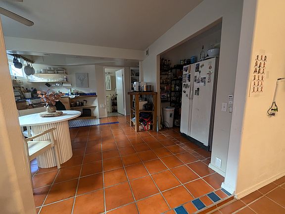 Kitchen viewing from living room area
