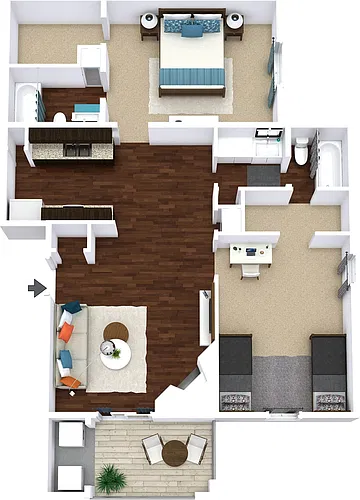 Floor plan B1