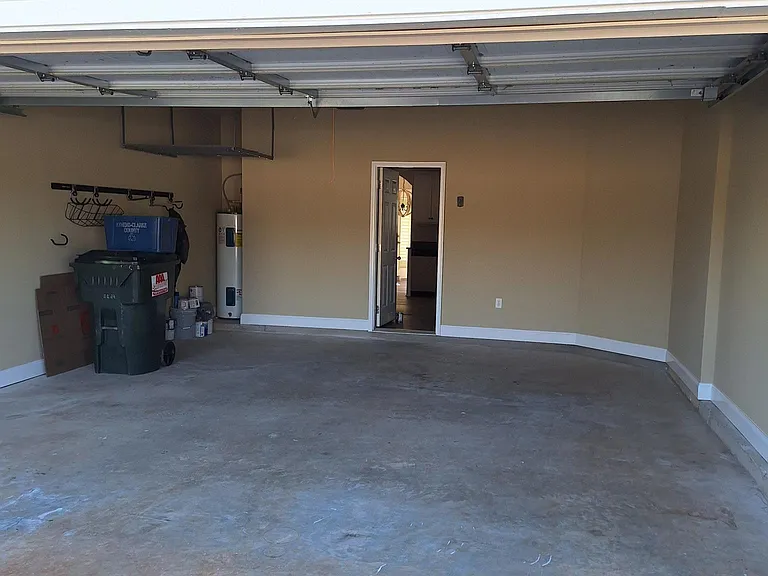 Garage looking into the kitchen