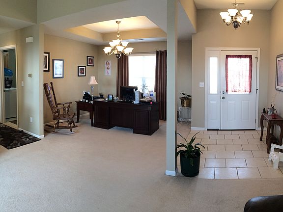 Entry and Flex room taken from living room.