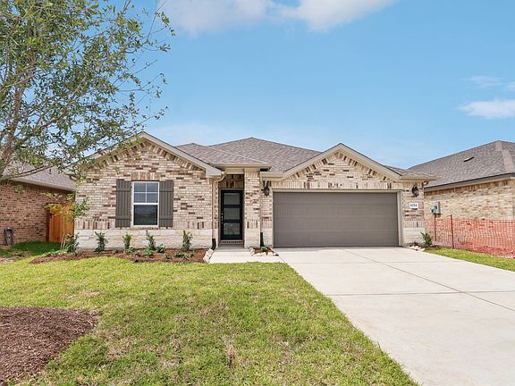 The Oleander floorplan in Wall Street Village of Richmond, TX.