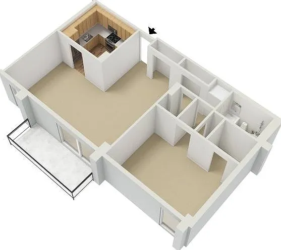 3D Floor Plan of Tier 7 3D Floor Plan of Tier 7