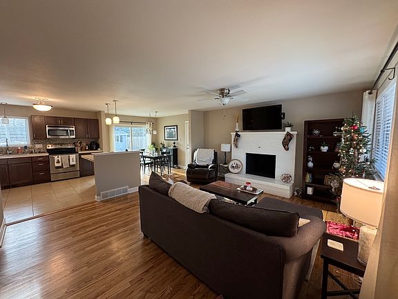 Open Floor Plan Main Living, Dining, & Kitchen