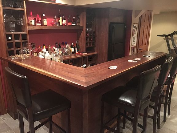 Custom Bar-Walnut