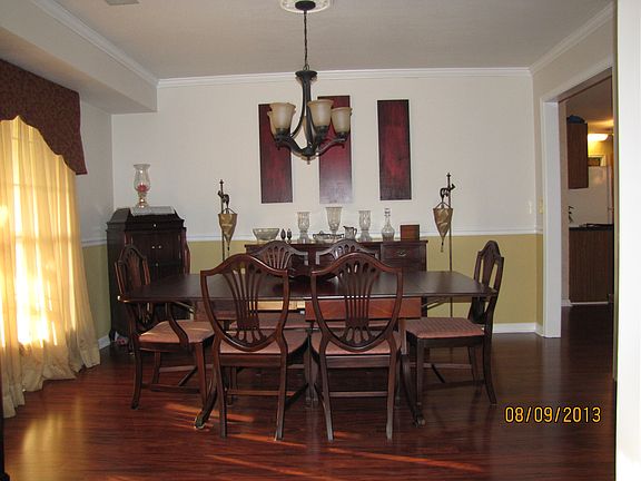Formal dining from foyer