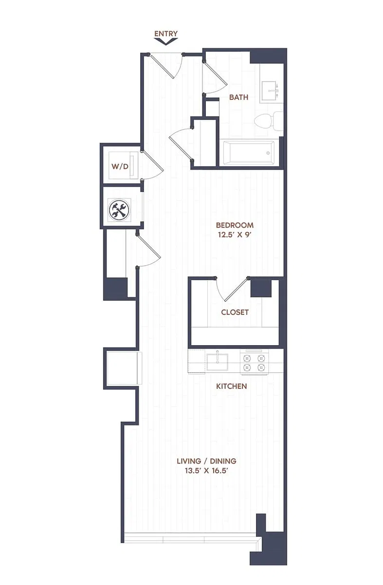 Floor plan Studio-S06