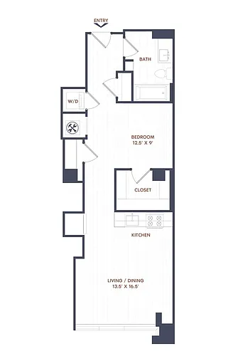 Floor plan Studio-S06