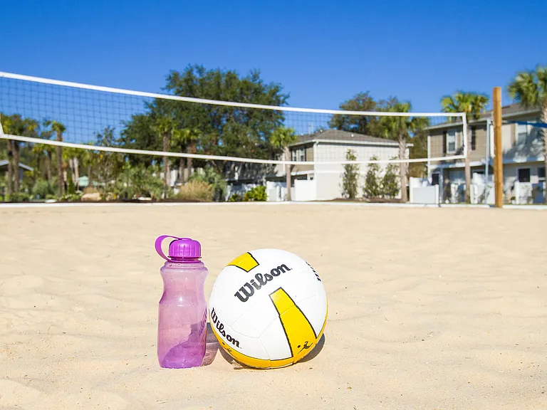 Get in a game with friends at our sandy volleyball court a sun-soaked playground.