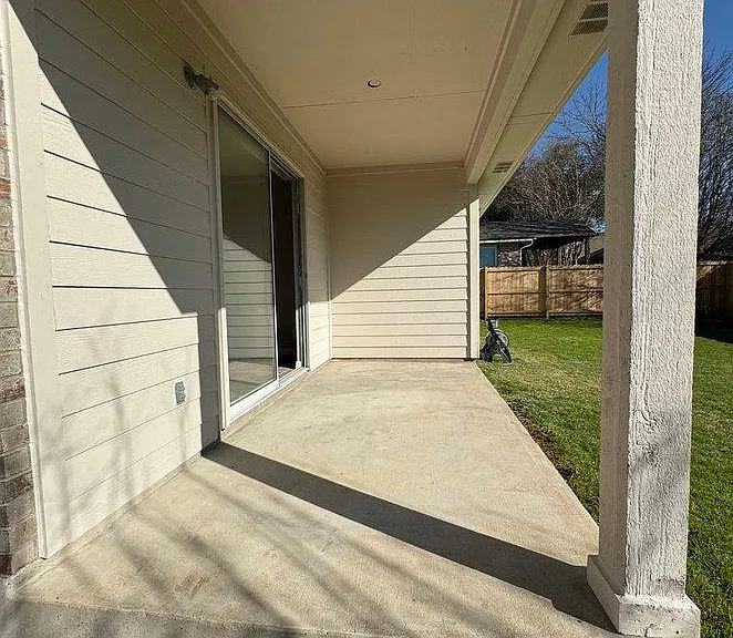 Covered patio