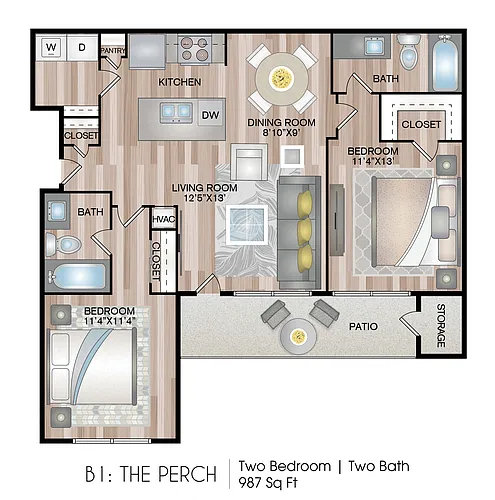 Floor plan The Perch