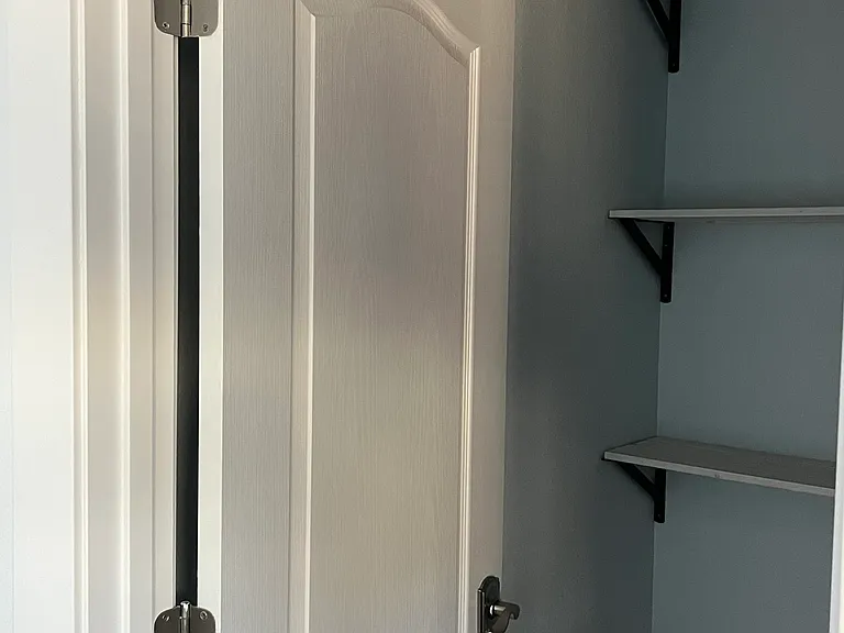 First bedroom walk in closet