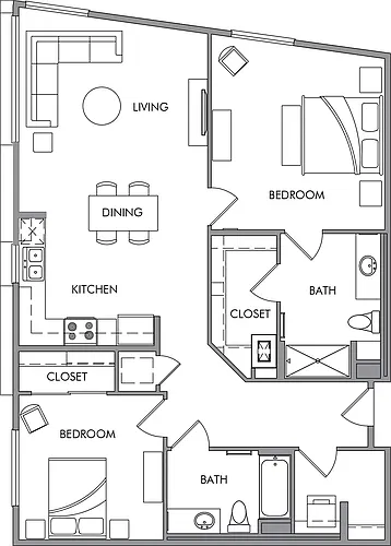 Floor plan B03