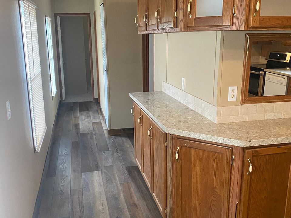 Extra storage area off of kitchen