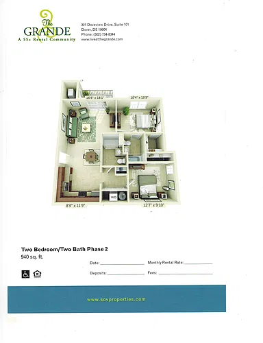 Floor plan 2 bedroom