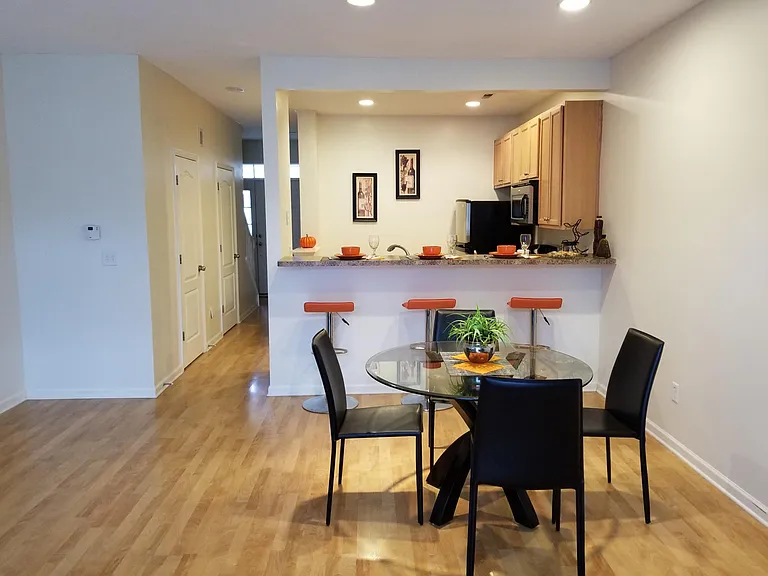 dinning and kitchen space