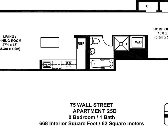 2nd image of 75 Wall St APT 25D