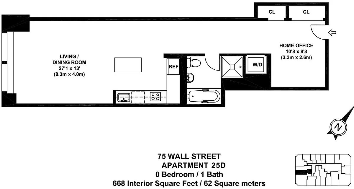 Building Photo - 75 Wall St #25D