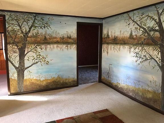 Hand painted mural