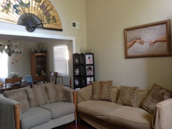 Living Rm w/cathedral ceilin