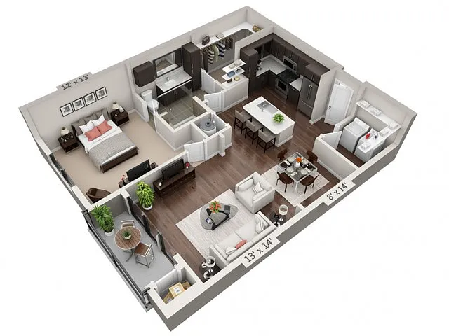 Floor plan Dulles