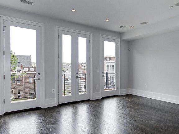 Living Room with Large Balcony