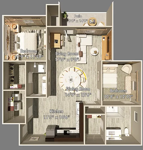 Floor plan The Tuscan