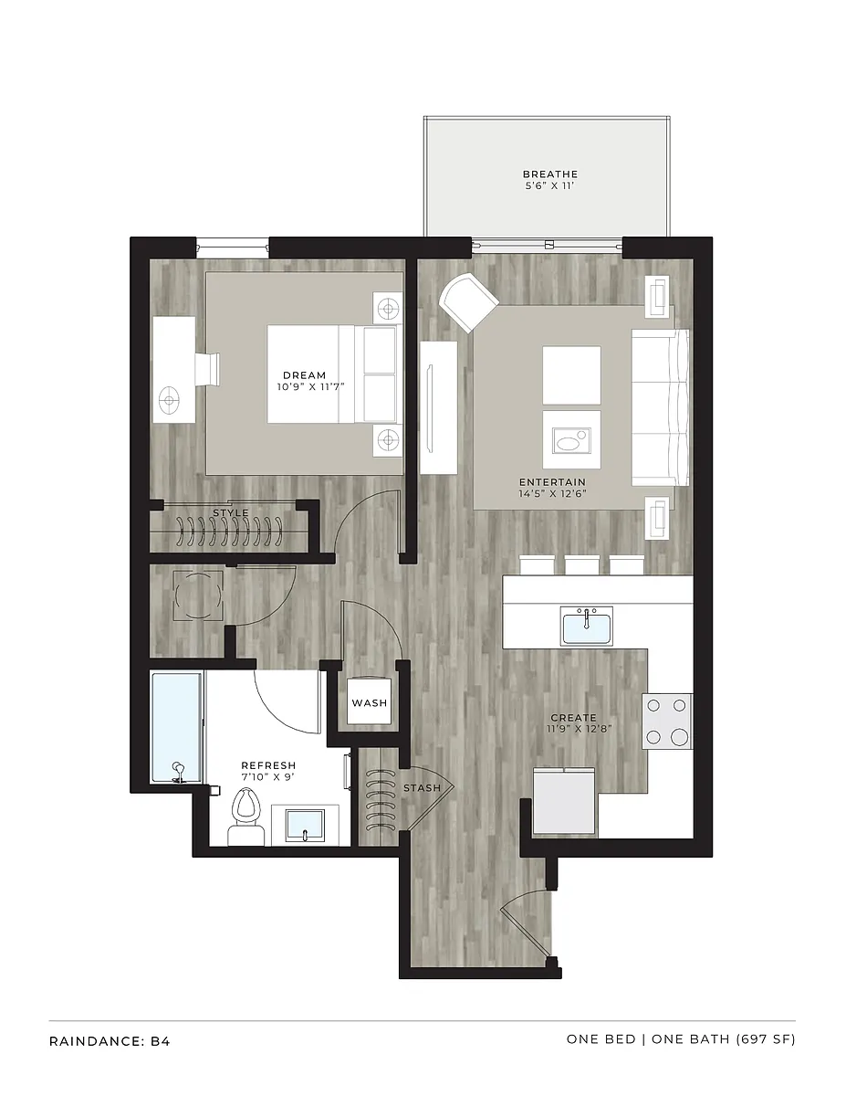 Floor plan B-4