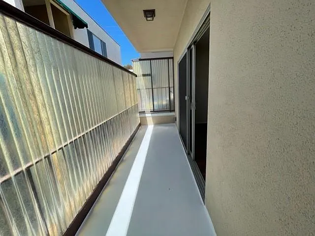 huge private balcony
