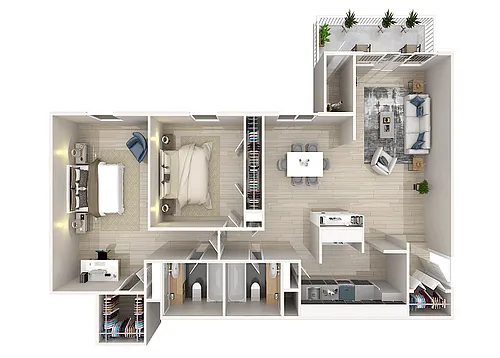 Floor plan 2C/E