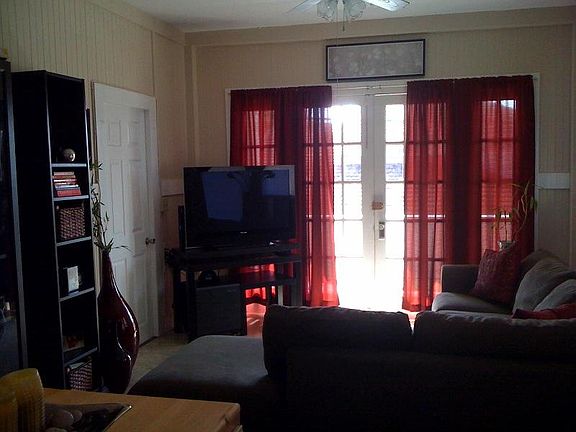 Living room with sectional couch