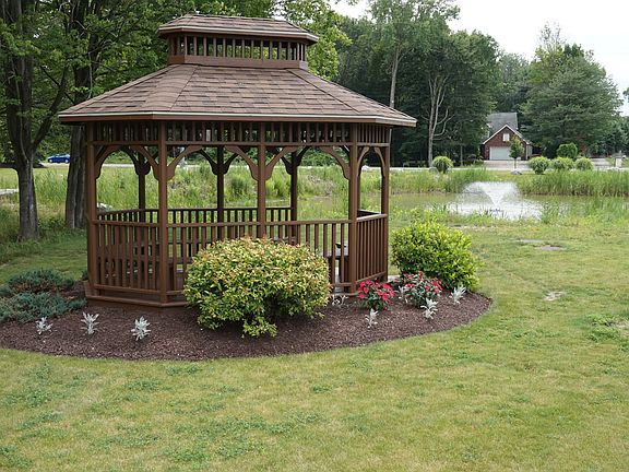 ponds, gazeebo & paths      