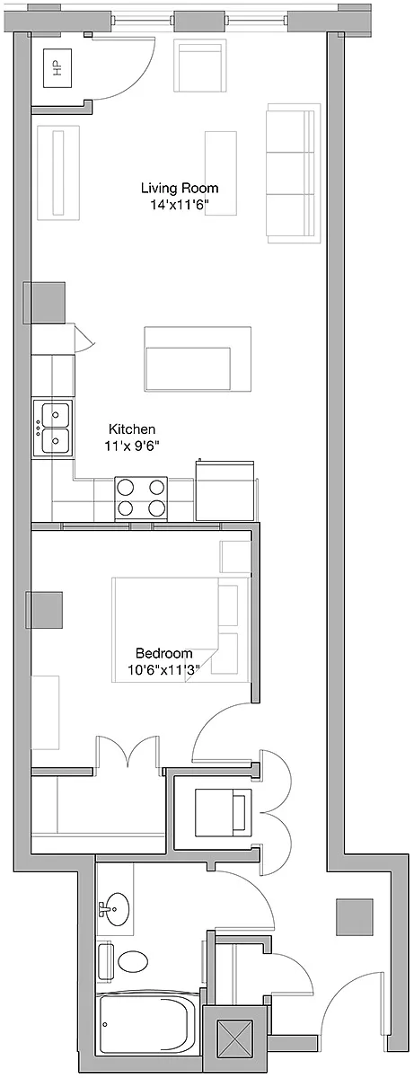 Floor plan Twombly