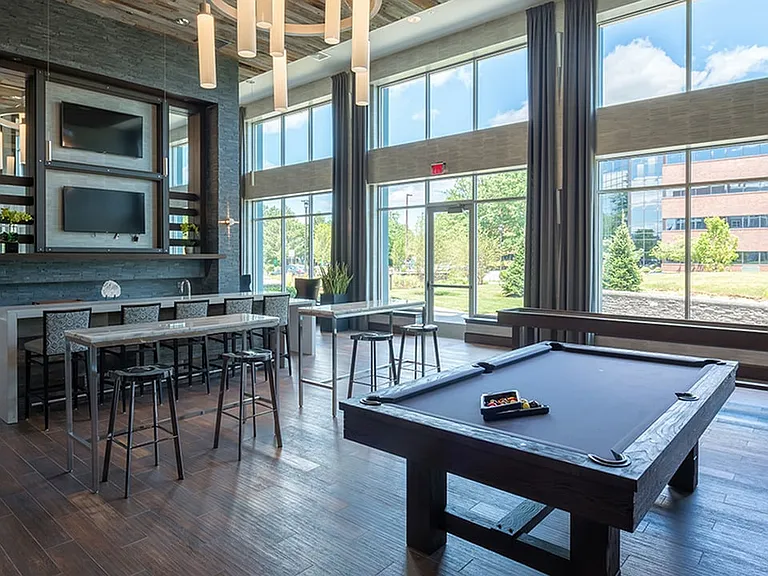 Unwind and socialize in our resident lounge